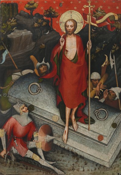La Résurrection (du Retable de Trebon) - Master of the Trebon Altarpiece