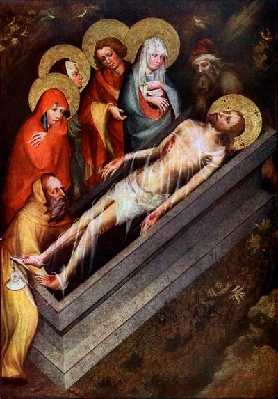 Le Tombeau du Christ, Maître du Retable de Trebon - Master of the Trebon Altarpiece
