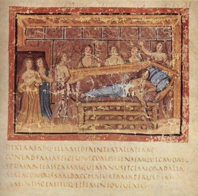 La Mort de Didon, vers 400 - Master of the Vatican Vergil
