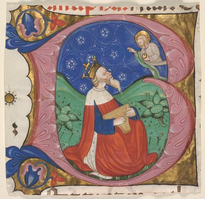 Initiale "B" (eatus Vir) d