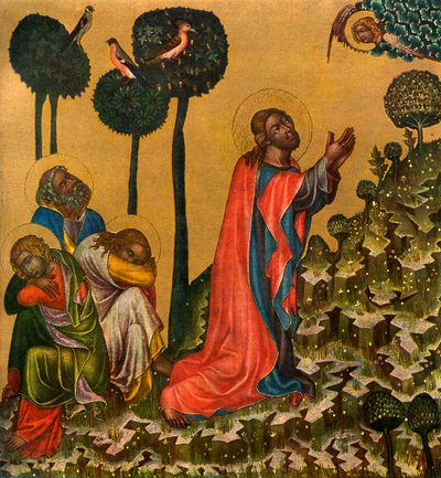 Jésus dans le Jardin des Oliviers - Master of the Vyssi Brod Altar
