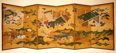 Contes de Genji, vers 1650 - Matabei Iwasa