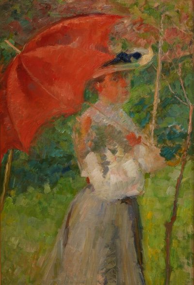 Le Parapluie rouge - Matej Sternen