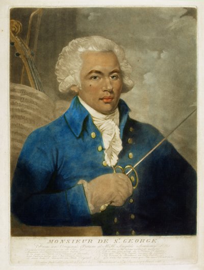 Monsieur de St. George, gravé par W. Ward, 1788 - Mather Brown