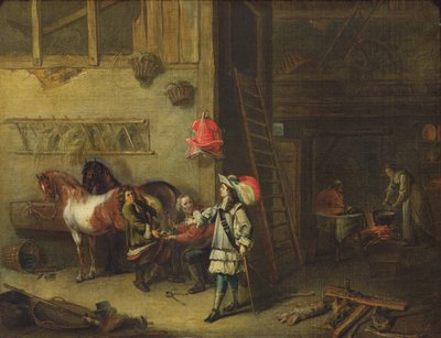 Le forgeron - Matheus van Helmont