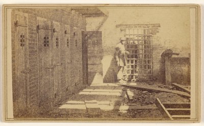 [Cages où étaient détenues les personnes réduites en esclavage] - Mathew B. Brady
