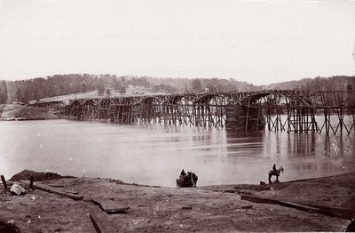 Pont sur la rivière Tennessee à Chattanooga, vers 1864 - Mathew Brady
