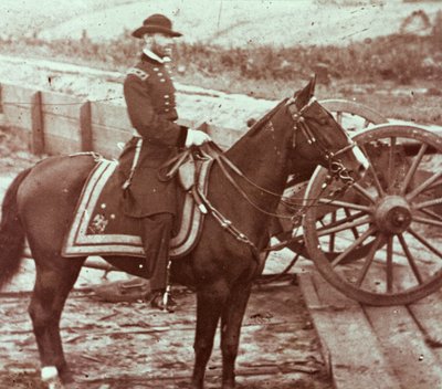 Général William T. Sherman (1820-91) à Atlanta, GA - Mathew Brady