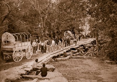 Pont de la Vigne construit par des ingénieurs américains, 1861-65 - Mathew B. Brady