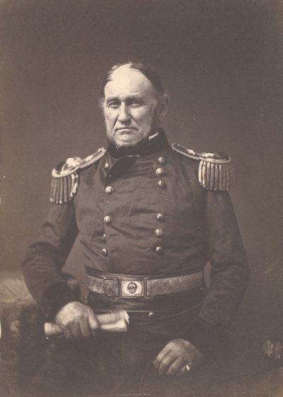 Major General David E. Twiggs, vers 1859 - Mathew Brady