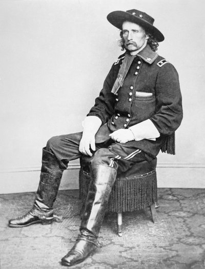 Portrait du général Armstrong Custer (1839-1876) - Mathew Brady