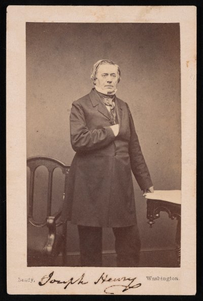 Portrait de Joseph Henry 1797-1878 - Debout, avant 1878 - Mathew Brady