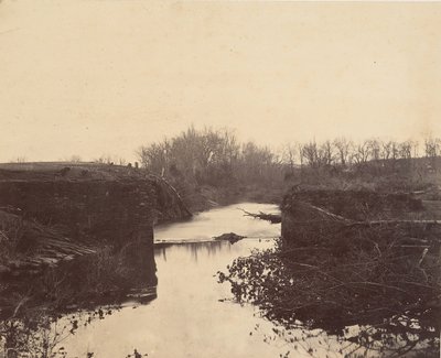 Ruines du pont de pierre - Bull Run, 1862 - Mathew Brady