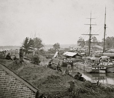 White House Landing sur le Pamunkey, 1862 - Mathew B. Brady