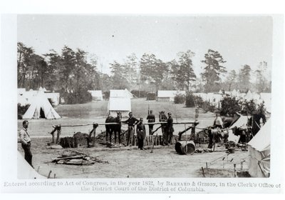 Quartier général yankee, camp Whinfield, 3 mai 1862 - Mathew B. Brady