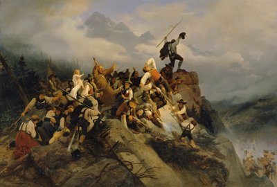 Père Joachim Haspinger parmi les paysans combattants - Mathias Artaria