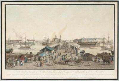 Première célébration anniversaire de Saint-Pétersbourg, le centenaire de la ville en mai 1803, 1804 - Mathias Gabriel Lory