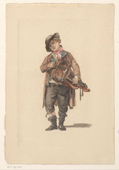 Joueur de vielle - Mathias de Sallieth