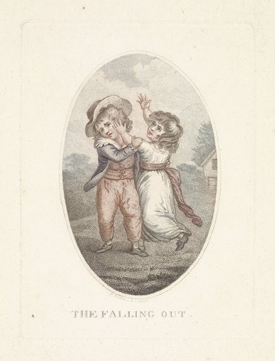 Garçon et fille se taquinant (The Falling Out) - Mathias de Sallieth