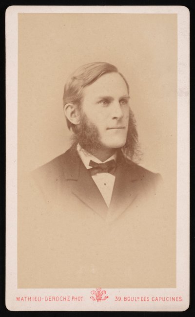 Portrait de Samuel Hubbard Scudder 1837-1911, vers 1871 - Mathieu Deroche