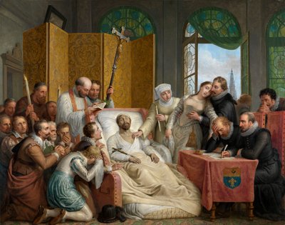 La Mort de Pierre Paul Rubens - Mathieu Ignace van Bree