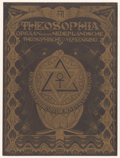Couverture du magazine Theosophia - Mathieu Lauweriks