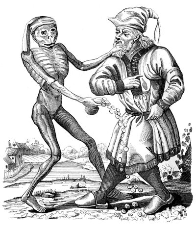 La mort et le Juif, 17ème siècle 1849 - Mathieu Marian