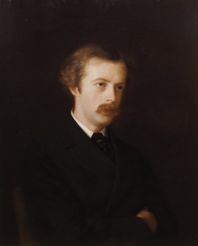 Portrait du poète Arthur Symons 1865-1945, 1898 - Mathilde de La Tour Comtesse