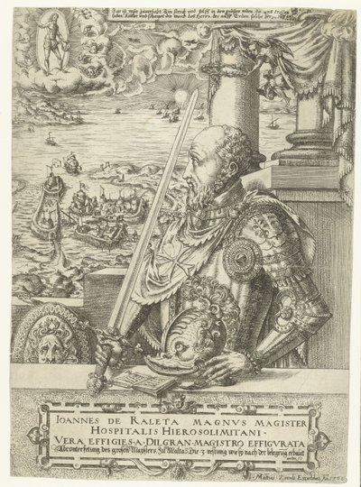 Portrait de Jean Parisot de La Valette, Grand Maître des Chevaliers de Malte - Mathis Zündt
