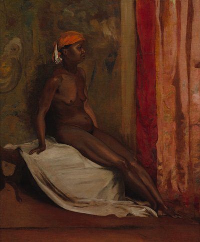Femme Africaine Assise - Matsumura Goshun