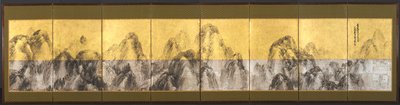 Soixante-douze pics contre le ciel bleu - Matsumura Goshun