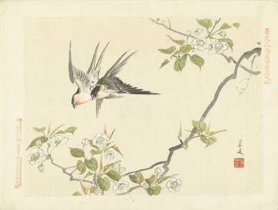 Deux hirondelles - Matsumura Keibun