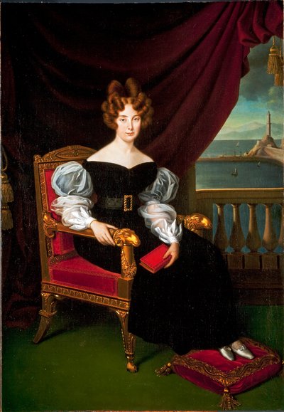 Portrait de Maria Brignole-Sale De Ferrari, Duchesse de Galliera (1811-1888) - Matteo Antonio Picasso