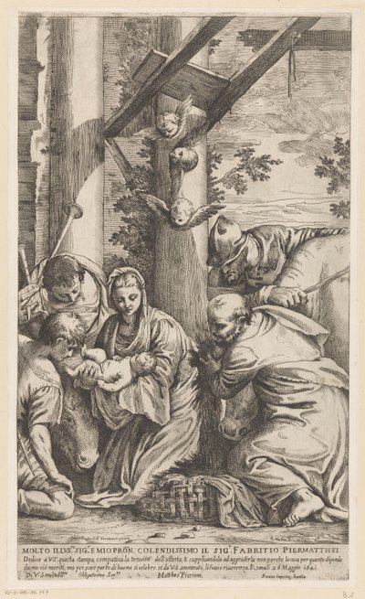 Adoration des bergers - Matteo Piccioni