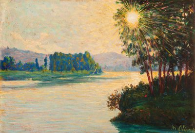 Lever de soleil sur la rivière - Matteo Pietro Olivero
