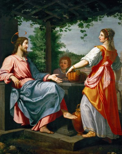 Jésus et la Samaritaine (Baroque) - Matteo Rosselli