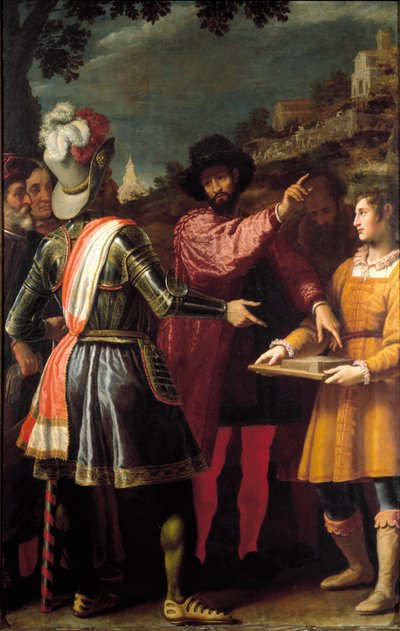 Le peintre, sculpteur et architecte Michelangelo Buonarroti appelé Michel-Ange - Matteo Rosselli