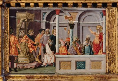 Madone et Enfant avec les saints Jacques, Augustin, Bernardin et Marguerite, premières décennies du XIVe siècle - Matteo di (c.1430 95) Giovanni