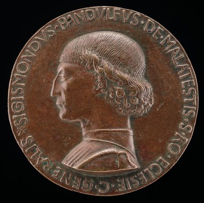 Sigismondo Pandolfo Malatesta, 1417-1468, Seigneur de Rimini et Fano [avers], 1446 - Matteo di Andrea de Pasti