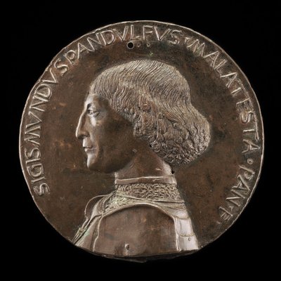 Sigismondo Pandolfo Malatesta, 1417-1468, Seigneur de Rimini et Fano [recto], 1446 - Matteo di Andrea de Pasti