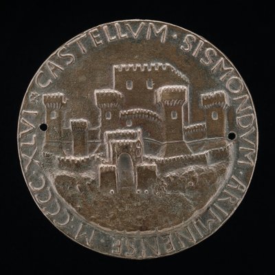 Le Château de Rimini [verso], 1446 - Matteo di Andrea de Pasti