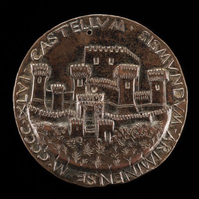 Le Château de Rimini [verso], 1446 - Matteo di Andrea de Pasti