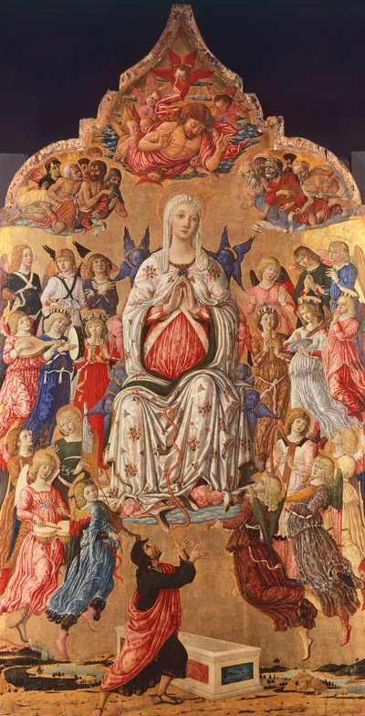 Madone de la ceinture, par Matteo di Giovanni (vers 1430-1495) - Matteo di Giovanni