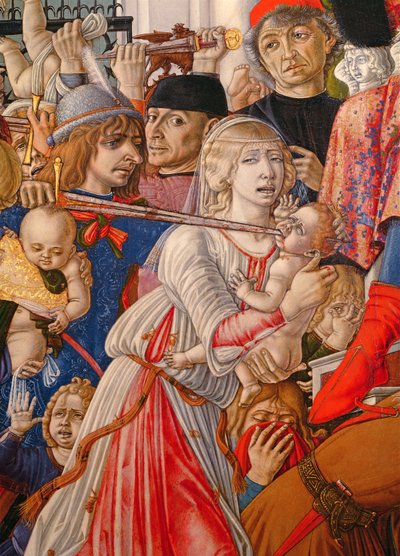 Le Massacre des Innocents, (détail) - Matteo di Giovanni di Bartolo