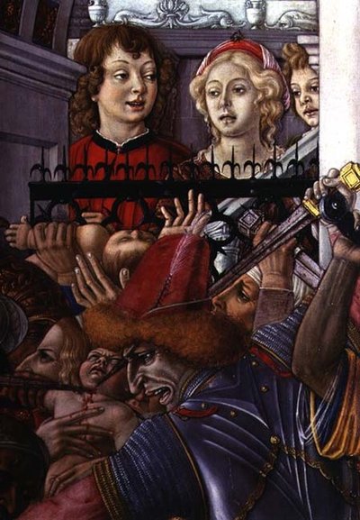 Le Massacre des Innocents, (détail) - Matteo di Giovanni di Bartolo