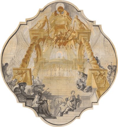 Adorateurs au tombeau de Saint Pierre - Matthäus Günther