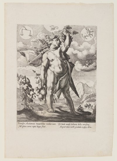 Automne, extrait des Quatre Saisons - Matthaus Greuter