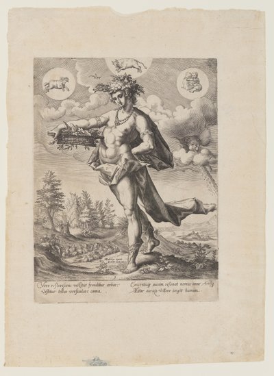 Printemps, extrait des Quatre Saisons - Matthaus Greuter