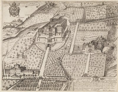 Vue de Frascati et des environs - Matthaus Greuter