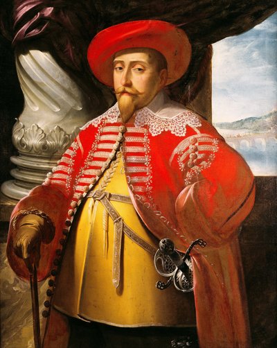 Portrait du roi Gustave II Adolphe de Suède 1594-1632, 1631-1632 - Matthaus the Elder Merian